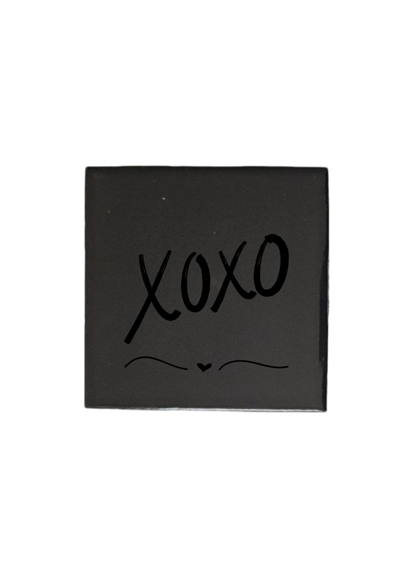 Gekleurd Tegeltje 10 x 10 cm - 'XOXO' - Stijlvolle Decoratie - Sticker82